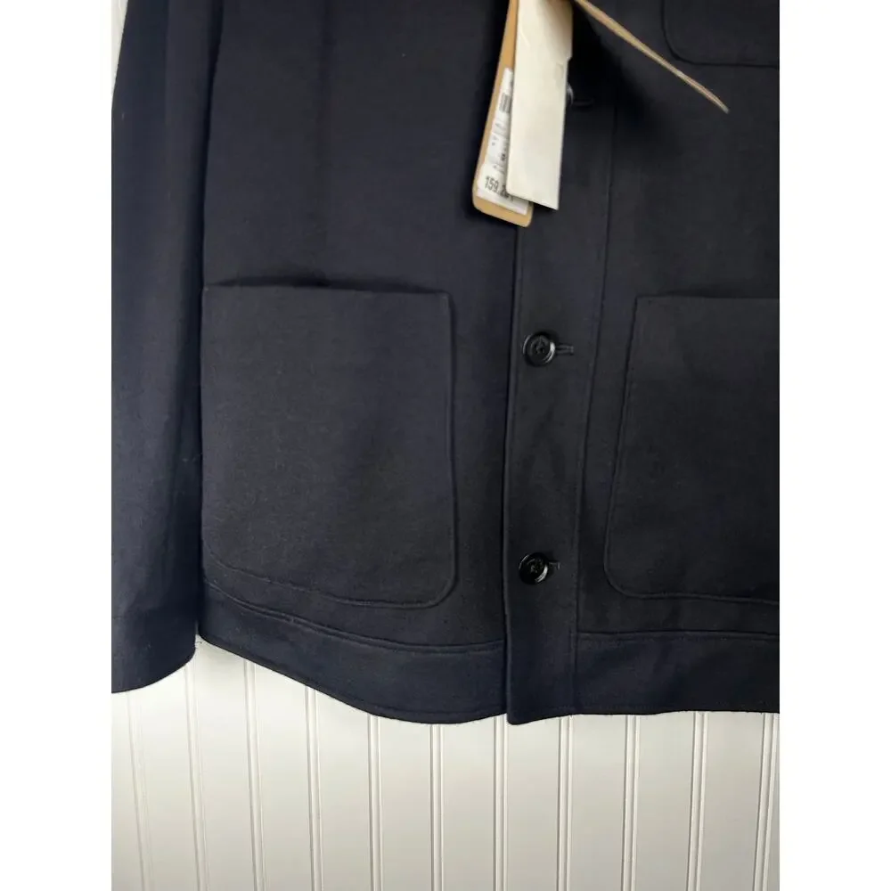 Massimo Dutti all cotton wool over shirt with pockets business office SZ M NWT